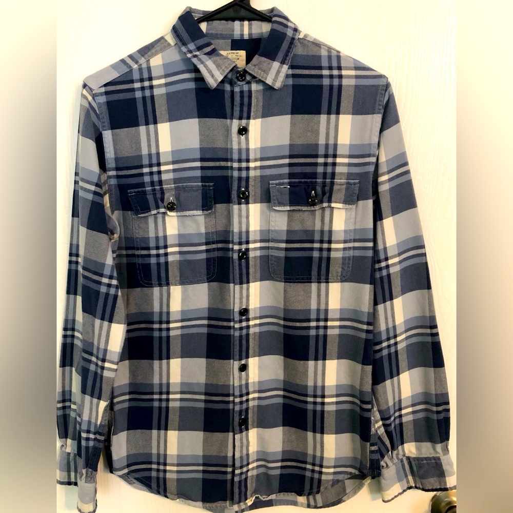 J. Crew Midweight flannel workshirt